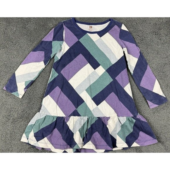 Tea Collection | Dresses | Tea Collection Girl 5 Dress Abstract Striped ...